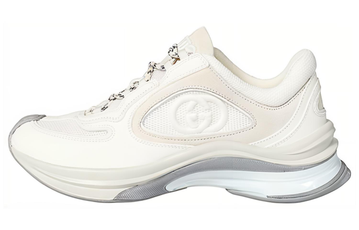 (Women) Gucci Run Sneaker 'White Suede' 746939-AAB62-9144
