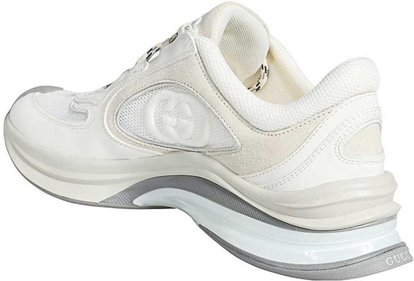 (W) 古驰 白色绒面跑鞋 746939-AAB62-9144 Lookbook (W) 古驰 白色绒面跑鞋 746939-AAB62-9144