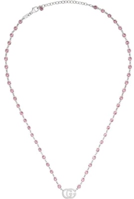 (Women) GUCCI Running G Pink Topaz Fashion Necklace for Women 607664-J8550-9090 Order (Women) GUCCI Running G Pink Topaz Fashion Necklace for Women 607664-J8550-9090