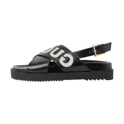 (W) Gucci Sandal 'Black White'