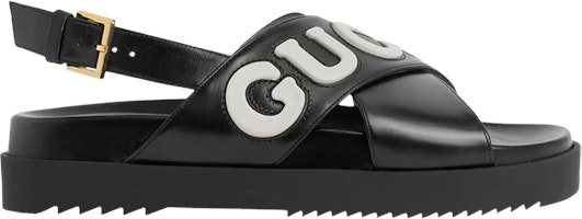 (Women) Gucci Sandal 'Black White' 738691-AAB3J-1363 (Women) Gucci Sandal 'Black White' 738691-AAB3J-1363