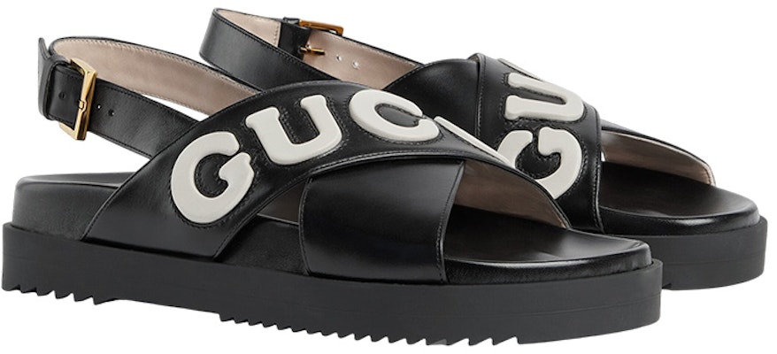 (Women) Gucci Sandal 'Black White' 738691-AAB3J-1363 Order (Women) Gucci Sandal 'Black White' 738691-AAB3J-1363