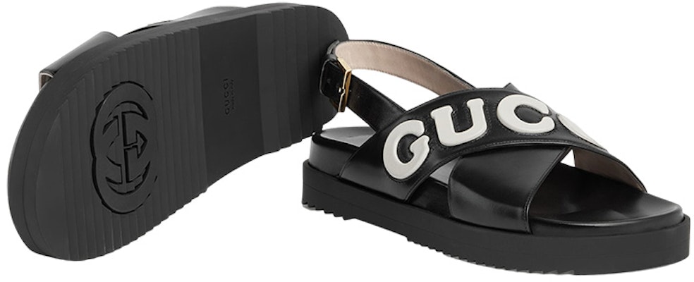 (Women) Gucci Sandal 'Black White' 738691-AAB3J-1363 Purchase (Women) Gucci Sandal 'Black White' 738691-AAB3J-1363