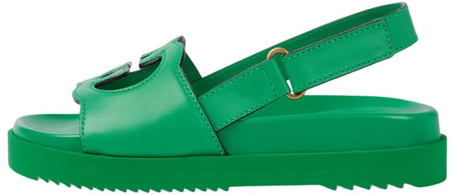 (Women) Gucci Sandal 'Interlocking G - Green' 738687-US000-3727 Buy (Women) Gucci Sandal 'Interlocking G - Green' 738687-US000-3727