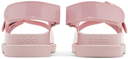 GUCCI 古馳 迷你雙G涼鞋 女款 淡粉色 Details for GUCCI 古馳 迷你雙G涼鞋 女款 淡粉色