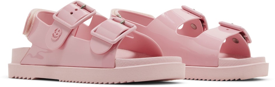 GUCCI 古馳 迷你雙G涼鞋 女款 淡粉色 Cheap GUCCI 古馳 迷你雙G涼鞋 女款 淡粉色