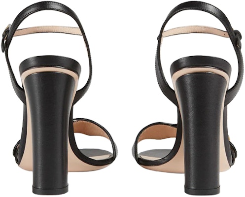 (Women) Gucci Sandal With Double G 'Black Leather' 453378-A3N00-1000 Shop (Women) Gucci Sandal With Double G 'Black Leather' 453378-A3N00-1000