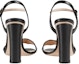 Shop (W) Sandal Gucci Dengan Double G 'Kulit Hitam' 453378-A3N00-1000