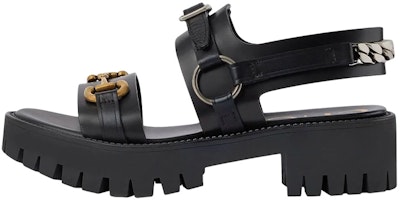 (Women) Gucci Sandal With Horsebit 'Black' 700051-DS8R0-1000 (Women) Gucci Sandal With Horsebit 'Black' 700051-DS8R0-1000