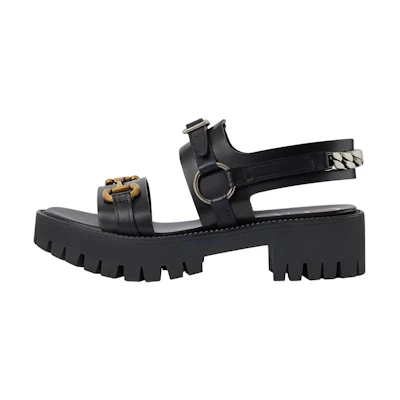 (W) Gucci Sandal With Horsebit 'Black'
