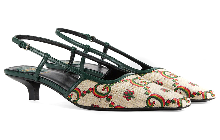 Order GUCCI 古奇 100週年 涼鞋 女式 白綠色