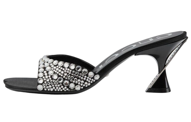(Women) Gucci Sandals 'Black Logo Thong' 749663-F1400-1000