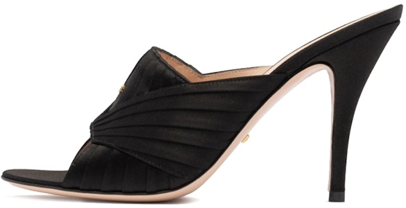 (W) 구찌 새틴 슬라이드 '블랙 패션' (Gucci Satin Slide 'Black Fashion') 699457-F1400-1000 Buy (W) 구찌 새틴 슬라이드 '블랙 패션' (Gucci Satin Slide 'Black Fashion') 699457-F1400-1000