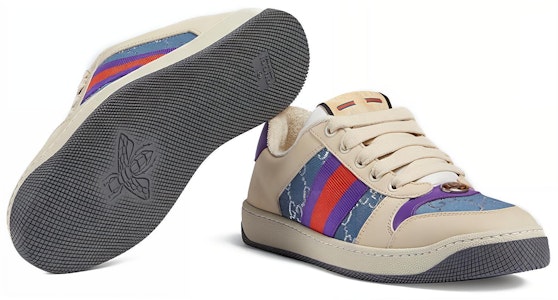 GUCCI 古馳 Screener GG琺瑯 板鞋 女款 藍色 Purchase GUCCI 古馳 Screener GG琺瑯 板鞋 女款 藍色