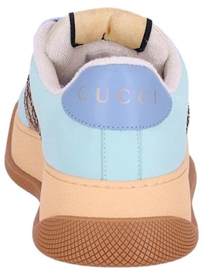 (W) Gucci Screener GG Kulit Sneakers 'Beige Biru Jingga' 757700-FAB4C-2562 Purchase (W) Gucci Screener GG Kulit Sneakers 'Beige Biru Jingga' 757700-FAB4C-2562