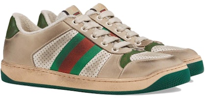 (W) グッチ スクリーナー (ダメージ加工 グリーン/オレンジ) 570442-0YI20-9582 Lookbook (W) グッチ スクリーナー (ダメージ加工 グリーン/オレンジ) 570442-0YI20-9582