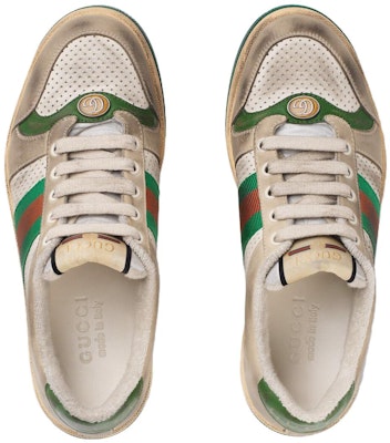 (Women) Gucci Screener 'Distressed Green Orange' 570442-0YI20-9582 Shop (Women) Gucci Screener 'Distressed Green Orange' 570442-0YI20-9582
