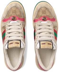 (W) Gucci Screener 'Distressed Pink Green' Merah Jambu Hijau 570443-9Y920-9665 Lookbook (W) Gucci Screener 'Distressed Pink Green' Merah Jambu Hijau 570443-9Y920-9665