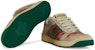 (W) Gucci Screener 'Distressed Pink Green' Merah Jambu Hijau 570443-9Y920-9665