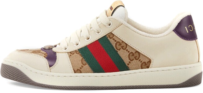 GUCCI 古馳 Screener GG琺瑯 百搭低筒休閒時尚板鞋 女款 烏木色 Buy GUCCI 古馳 Screener GG琺瑯 百搭低筒休閒時尚板鞋 女款 烏木色