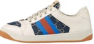 Buy (W) Gucci Screener 'GG Canvas - Denim Ivory' - Kanvas GG Denim Gading 577684-2KQ40-4467