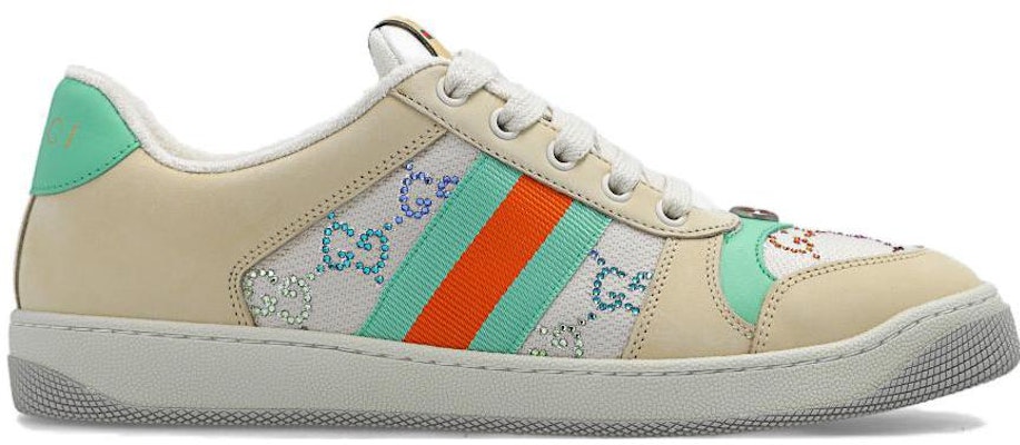 (Women) Gucci Screener 'GG Crystals - Beige Green Orange' 732193-FABH2-9178 Order (Women) Gucci Screener 'GG Crystals - Beige Green Orange' 732193-FABH2-9178