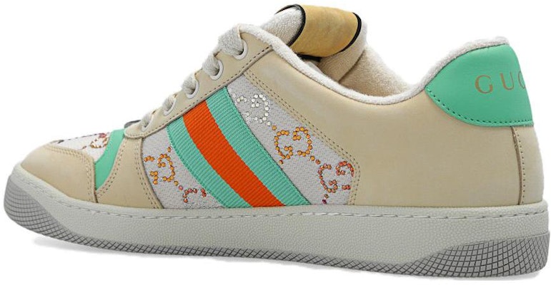 (Women) Gucci Screener 'GG Crystals - Beige Green Orange' 732193-FABH2-9178 Shop (Women) Gucci Screener 'GG Crystals - Beige Green Orange' 732193-FABH2-9178