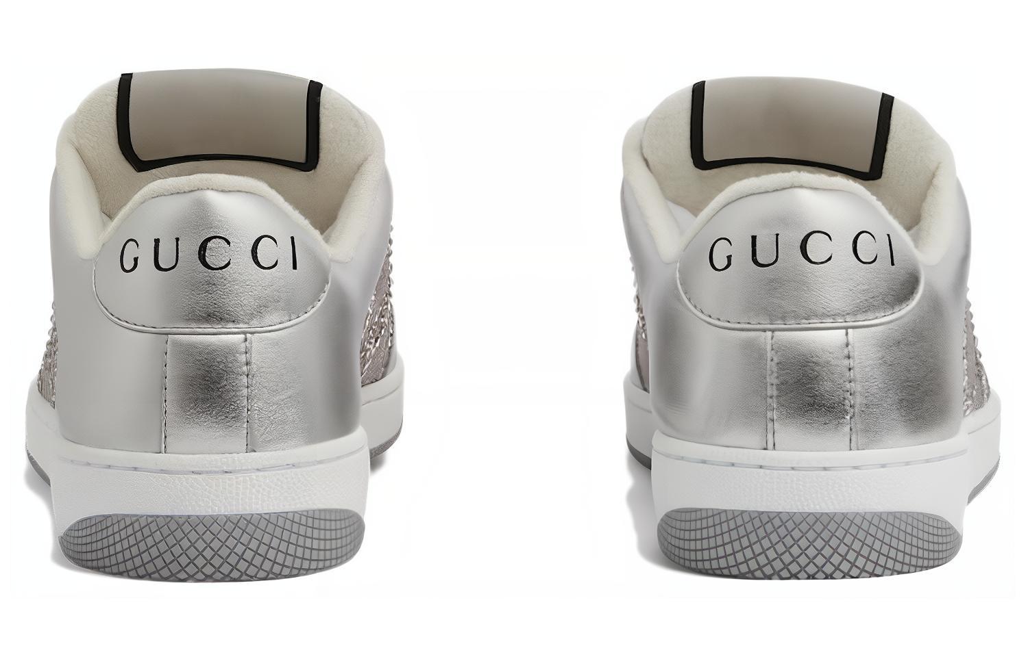 Purchase (Women) Gucci Screener 'GG Crystals - Silver' 777271-AAC08-8147