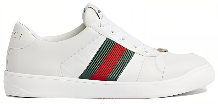(Women) Gucci Screener 'GG Embossed - White Green Red' 798854-AADU0-9094 Order (Women) Gucci Screener 'GG Embossed - White Green Red' 798854-AADU0-9094