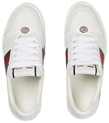 (W) Gucci Screener 'Emboss GG - Putih Hijau Merah' 798854-AADU0-9094 Shop (W) Gucci Screener 'Emboss GG - Putih Hijau Merah' 798854-AADU0-9094