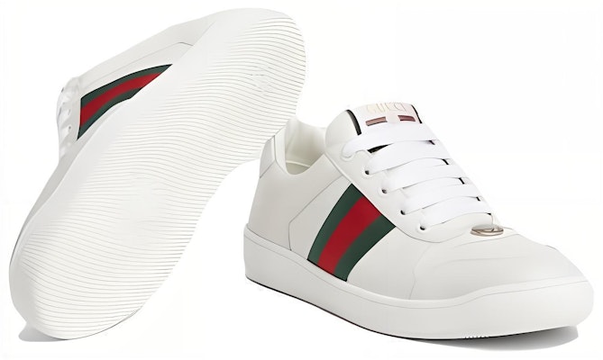 (W) Gucci Screener 'Emboss GG - Putih Hijau Merah' 798854-AADU0-9094 Details for (W) Gucci Screener 'Emboss GG - Putih Hijau Merah' 798854-AADU0-9094