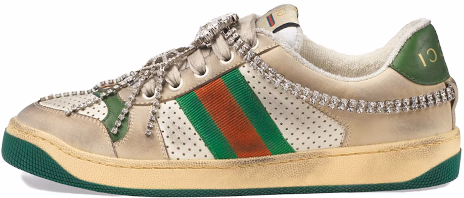 (Women) Gucci Screener 'GG Enamel with Crystals Butter' 570903-0YI20-9582 Buy (Women) Gucci Screener 'GG Enamel with Crystals Butter' 570903-0YI20-9582