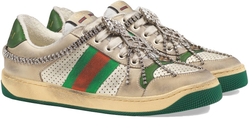 (Women) Gucci Screener 'GG Enamel with Crystals Butter' 570903-0YI20-9582 Order (Women) Gucci Screener 'GG Enamel with Crystals Butter' 570903-0YI20-9582