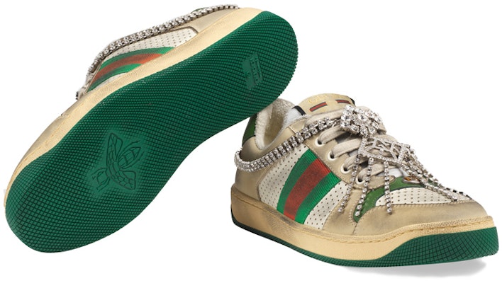 (Women) Gucci Screener 'GG Enamel with Crystals Butter' 570903-0YI20-9582 Purchase (Women) Gucci Screener 'GG Enamel with Crystals Butter' 570903-0YI20-9582