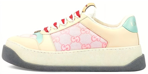 (W) Gucci Screener 'GG Monogram - Beige Pink' Cream Merah Muda 750633-FAB4C-5644 Buy (W) Gucci Screener 'GG Monogram - Beige Pink' Cream Merah Muda 750633-FAB4C-5644