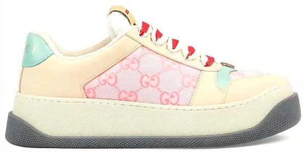 (W) Gucci Screener 'GG Monogram - Beige Pink' Cream Merah Muda 750633-FAB4C-5644 Order (W) Gucci Screener 'GG Monogram - Beige Pink' Cream Merah Muda 750633-FAB4C-5644