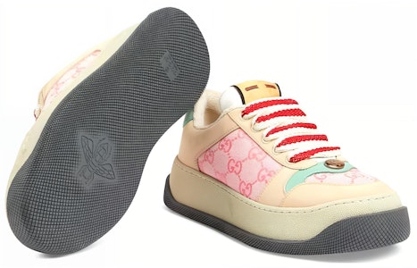 (W) Gucci Screener 'GG Monogram - Beige Pink' Cream Merah Muda 750633-FAB4C-5644 Details for (W) Gucci Screener 'GG Monogram - Beige Pink' Cream Merah Muda 750633-FAB4C-5644