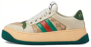 (Women) Gucci Screener 'GG Motif - Beige Green' 777102-AAC72-9554 (Women) Gucci Screener 'GG Motif - Beige Green' 777102-AAC72-9554