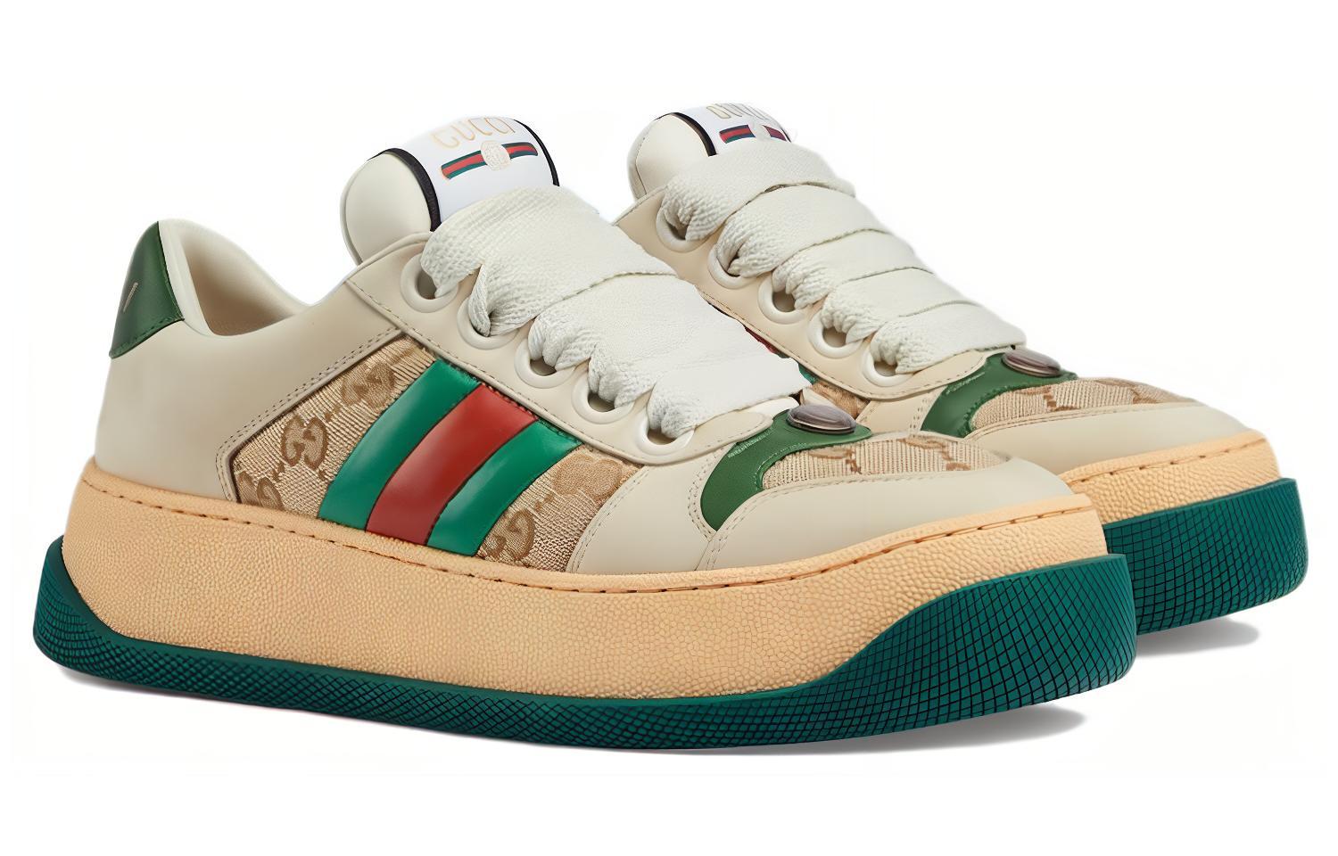 Order (W) 구찌 스크리너 GG 베이지 그린 777102-AAC72-9554