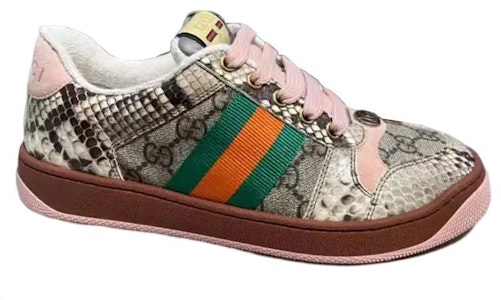 GUCCI古馳 低幫綁帶 時尚板鞋 女款 灰粉 Order GUCCI古馳 低幫綁帶 時尚板鞋 女款 灰粉