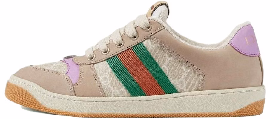 (Women) Gucci Screener GG sneaker 'Beige Lilac' 705051-UULG0-9683 Buy (Women) Gucci Screener GG sneaker 'Beige Lilac' 705051-UULG0-9683