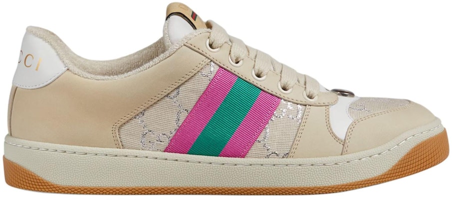 (W) Gucci Screener 'Putih GG Lamé' 577684 2C830 9150 Order (W) Gucci Screener 'Putih GG Lamé' 577684 2C830 9150