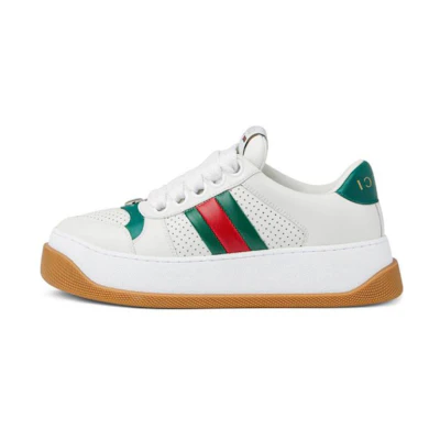 (W) Gucci Screener 'White Green Red'