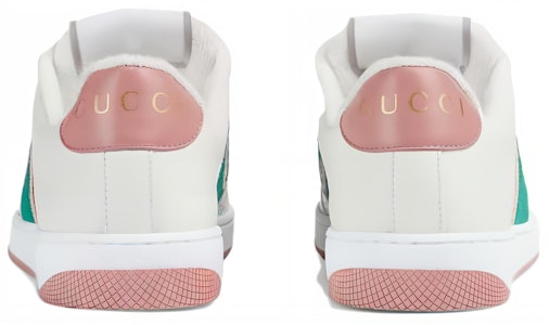 (W) 구찌 스크리너 화이트/핑크/그린 765128-AACV8-9062 Shop (W) 구찌 스크리너 화이트/핑크/그린 765128-AACV8-9062