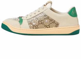 (Women) GUCCI Screener Beige Low-Top Dirty Sneakers Leather Lace-Up 3.5cm 812041 AAEB2 9541 (Women) GUCCI Screener Beige Low-Top Dirty Sneakers Leather Lace-Up 3.5cm 812041 AAEB2 9541