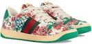 Lookbook (W) Zapatillas Gucci Screener Estampado Floral 'Blanco Rosa Verde' 746405-FAB0L-8443