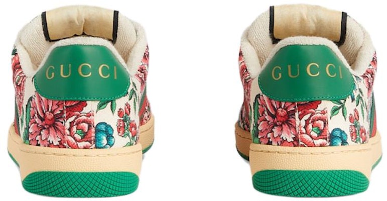 (W) Zapatillas Gucci Screener Estampado Floral 'Blanco Rosa Verde' 746405-FAB0L-8443 Purchase (W) Zapatillas Gucci Screener Estampado Floral 'Blanco Rosa Verde' 746405-FAB0L-8443