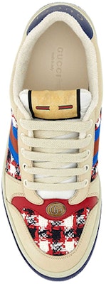 (Women) Gucci Screener Low-Top Sneakers 'Beige Navy Red' 577684-FACBJ-9075 Lookbook (Women) Gucci Screener Low-Top Sneakers 'Beige Navy Red' 577684-FACBJ-9075