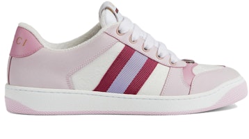 (W) Sneakers Gucci Screener Rendah 'Putih Merah Jambu' 677423-HVKI0-9090 Order (W) Sneakers Gucci Screener Rendah 'Putih Merah Jambu' 677423-HVKI0-9090