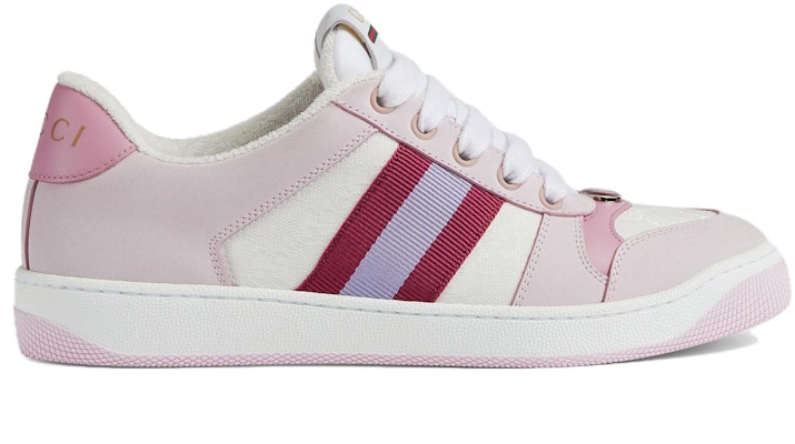 (Women) Gucci Screener Low-Top Sneakers 'White Pink' 677423-HVKI0-9090 Order (Women) Gucci Screener Low-Top Sneakers 'White Pink' 677423-HVKI0-9090